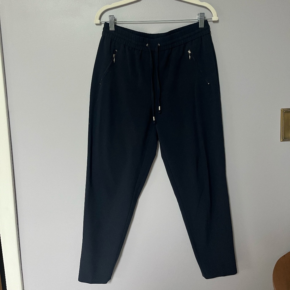 Navy Blue Drawstring Pants